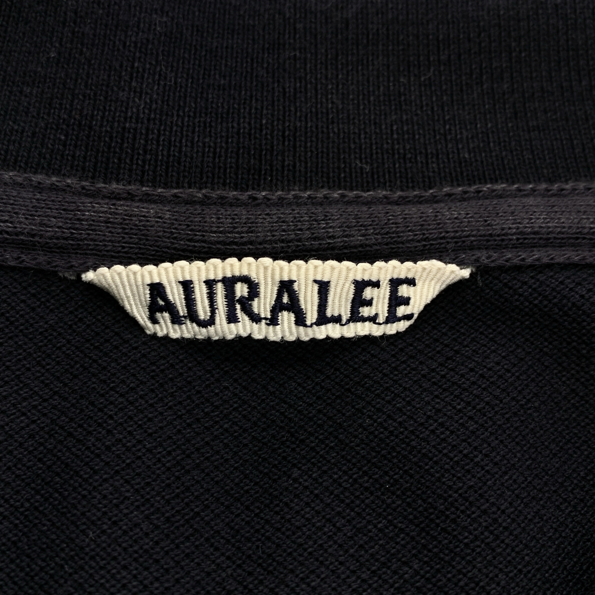 AURALEE / オーラリー Super Fine Cotton Pique Big Polo / コットン オーバー ポロシャツ