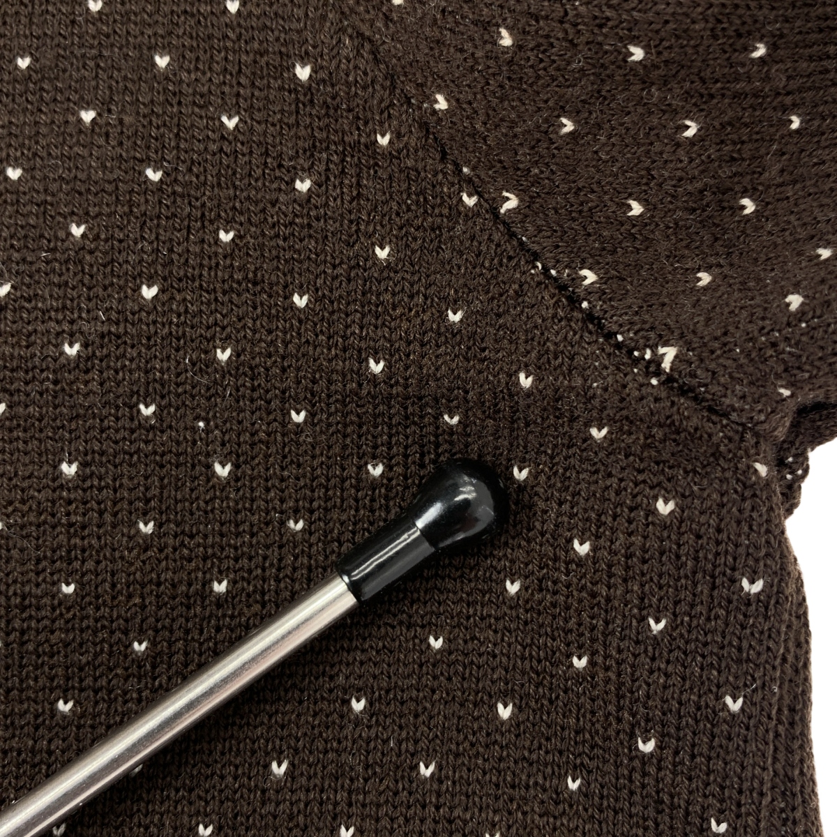 CELINE / セリーヌ ウール ギャザースリーブ ニット セーター