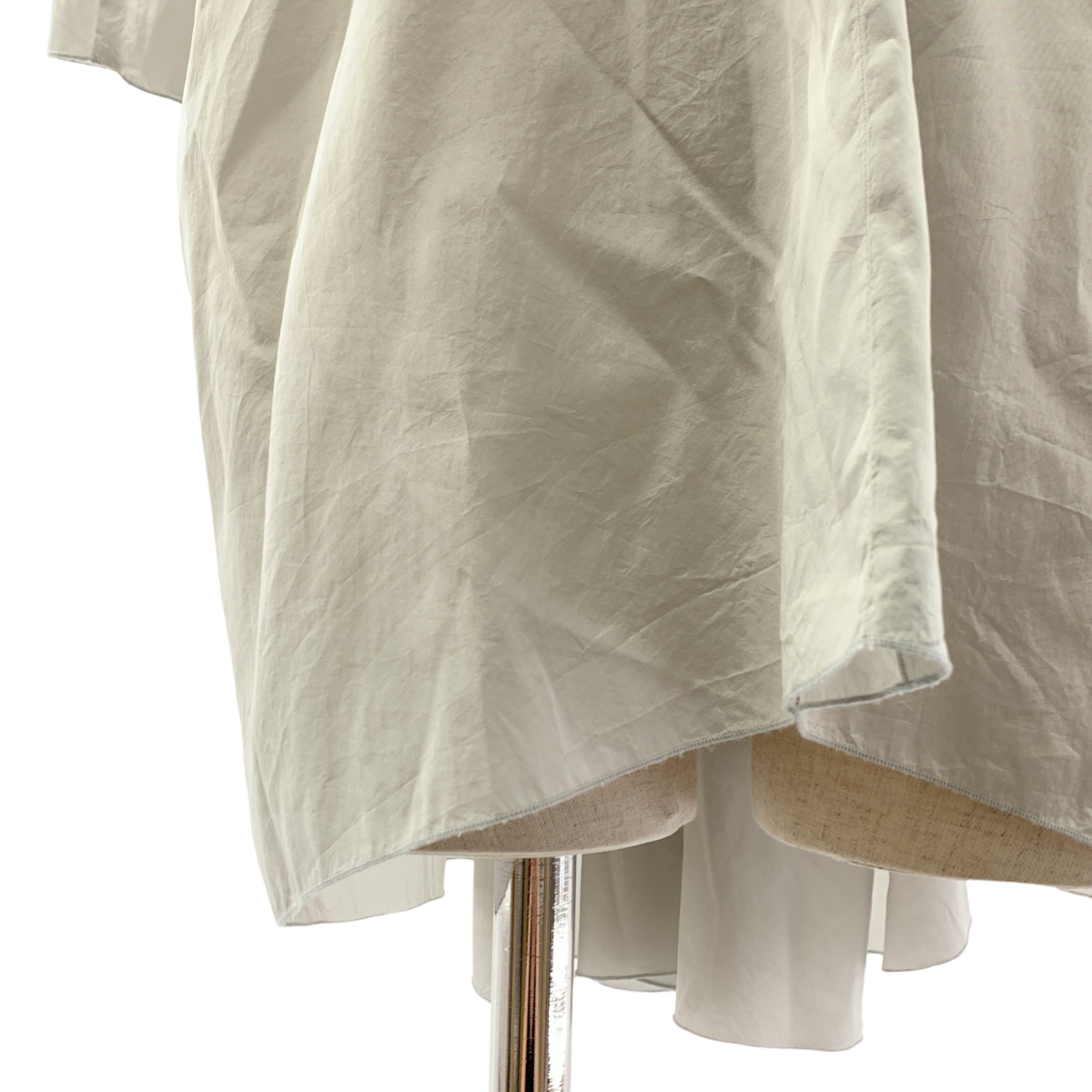 MARNI / マルニ バックギャザー シルク サテン フレア ブラウス