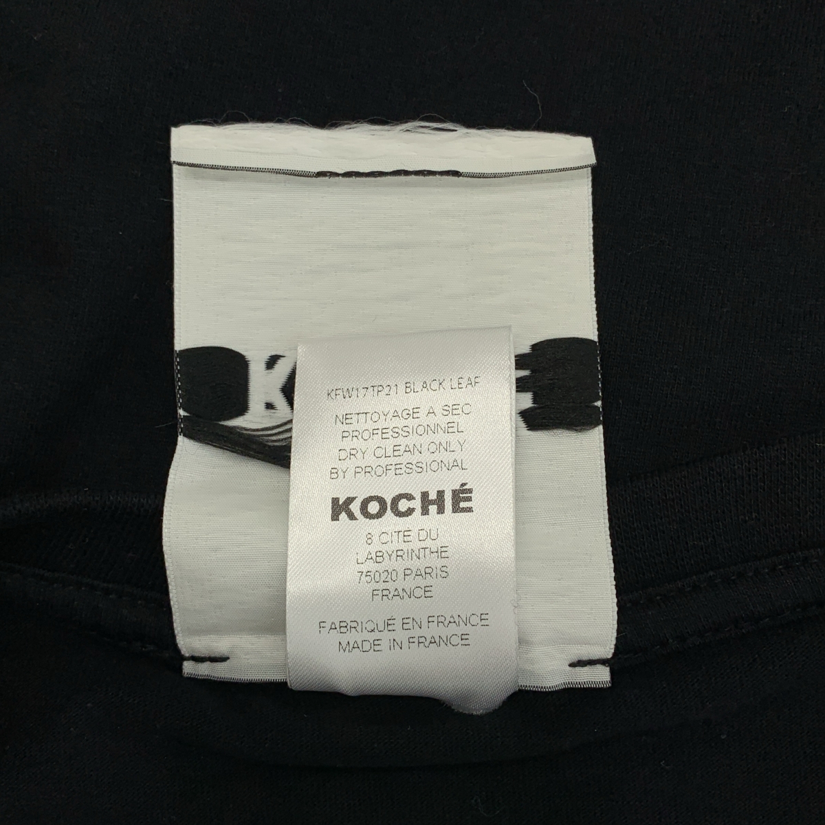 KOCHE / コシェ アート プリントTシャツ