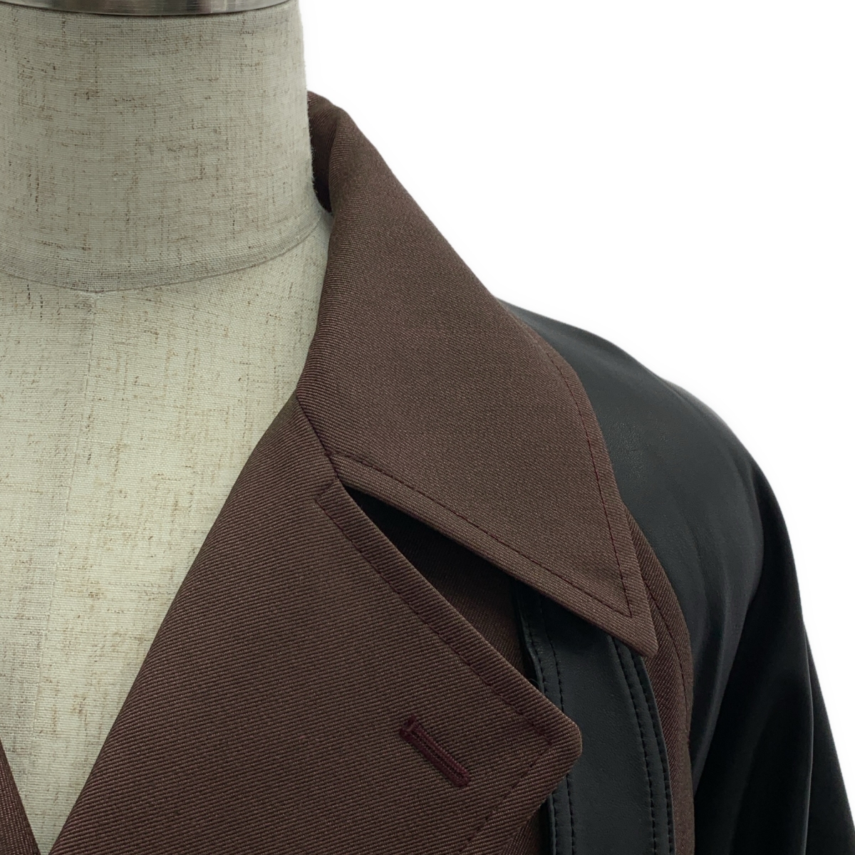 UNITED TOKYO / ユナイテッドトウキョウ ハイスペック ウール レザー コンビ コート