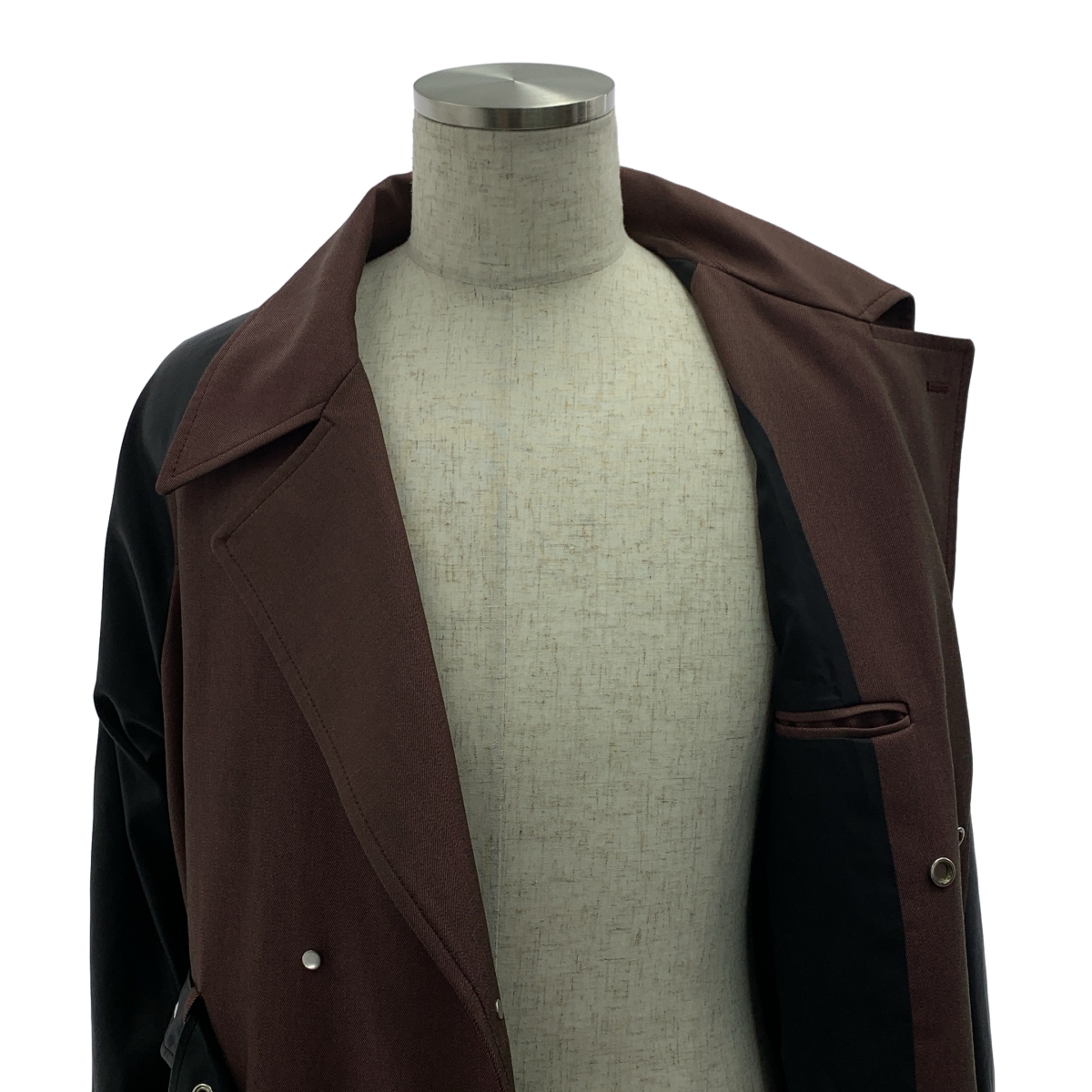 UNITED TOKYO / ユナイテッドトウキョウ ハイスペック ウール レザー コンビ コート