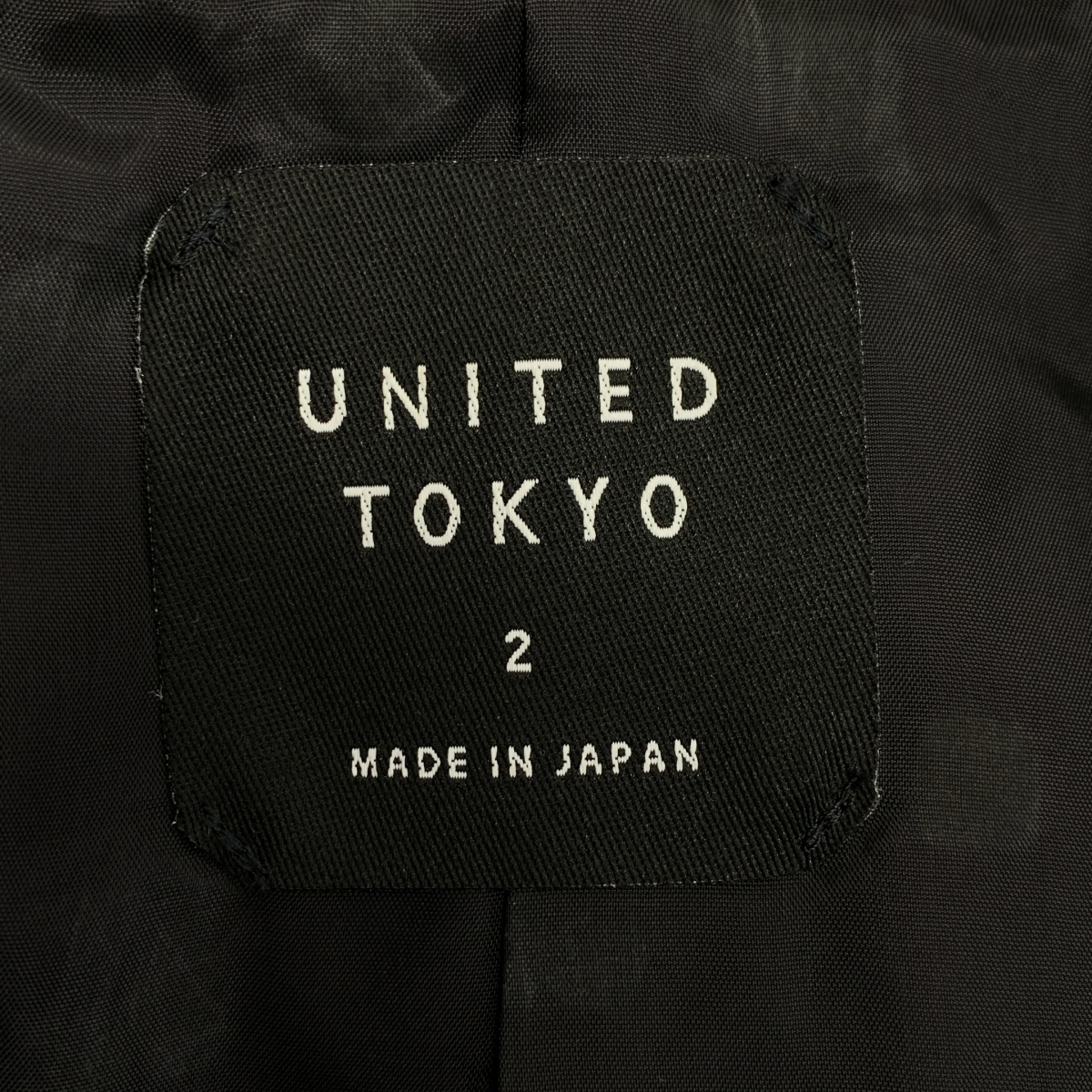 UNITED TOKYO / ユナイテッドトウキョウ ハイスペック ウール レザー コンビ コート