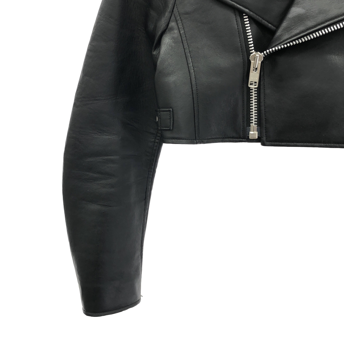 JUNYA WATANABE COMME des GARCONS / ジュンヤワタナベ エコレザー ショート丈 ダブル ライダース ジャケット