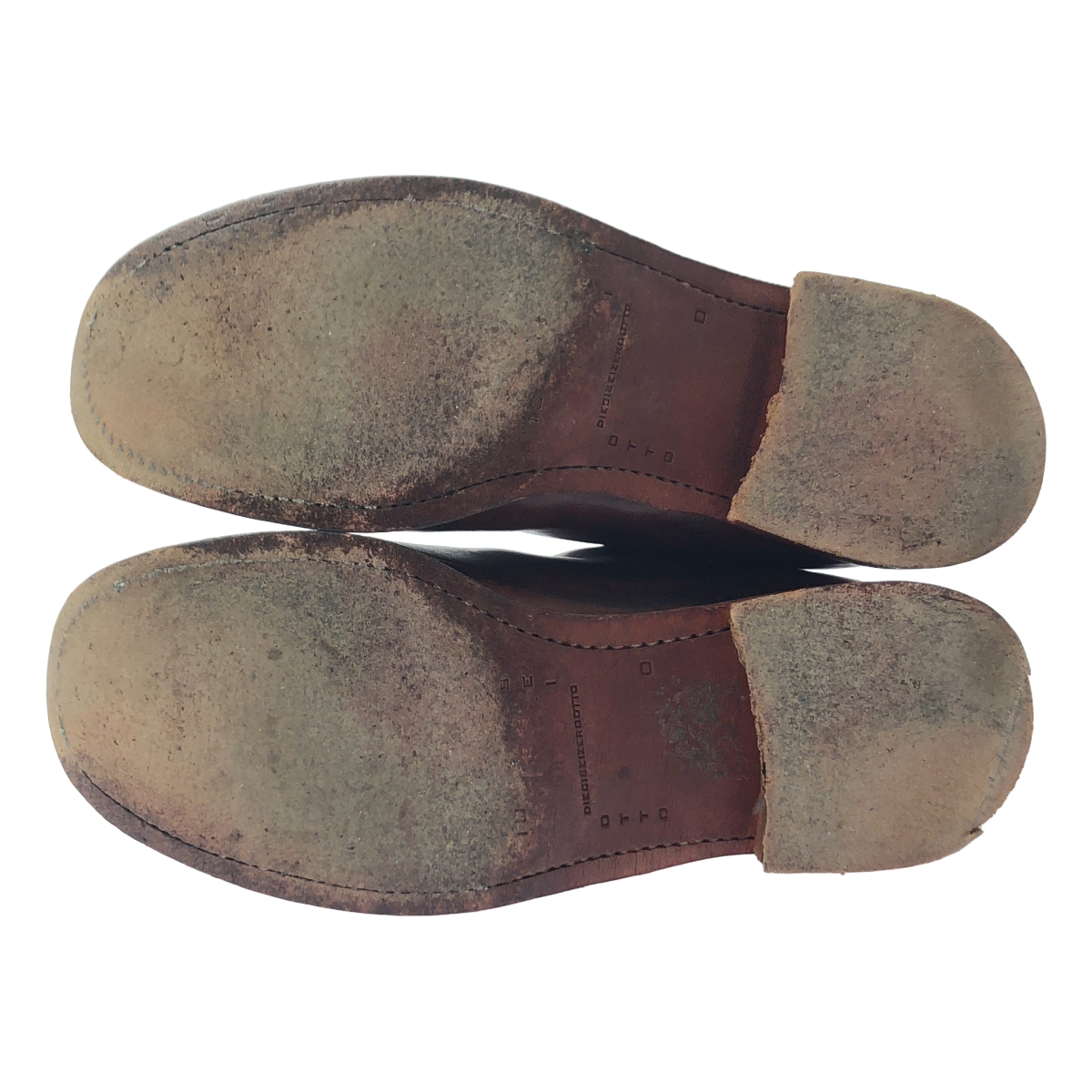 その他 バックジップ レザーブーツ