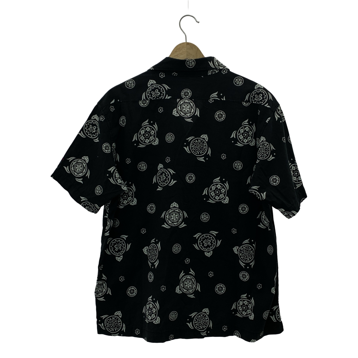 Manastash / マナスタッシュ コットン レーヨン 総柄 オープンカラーシャツ