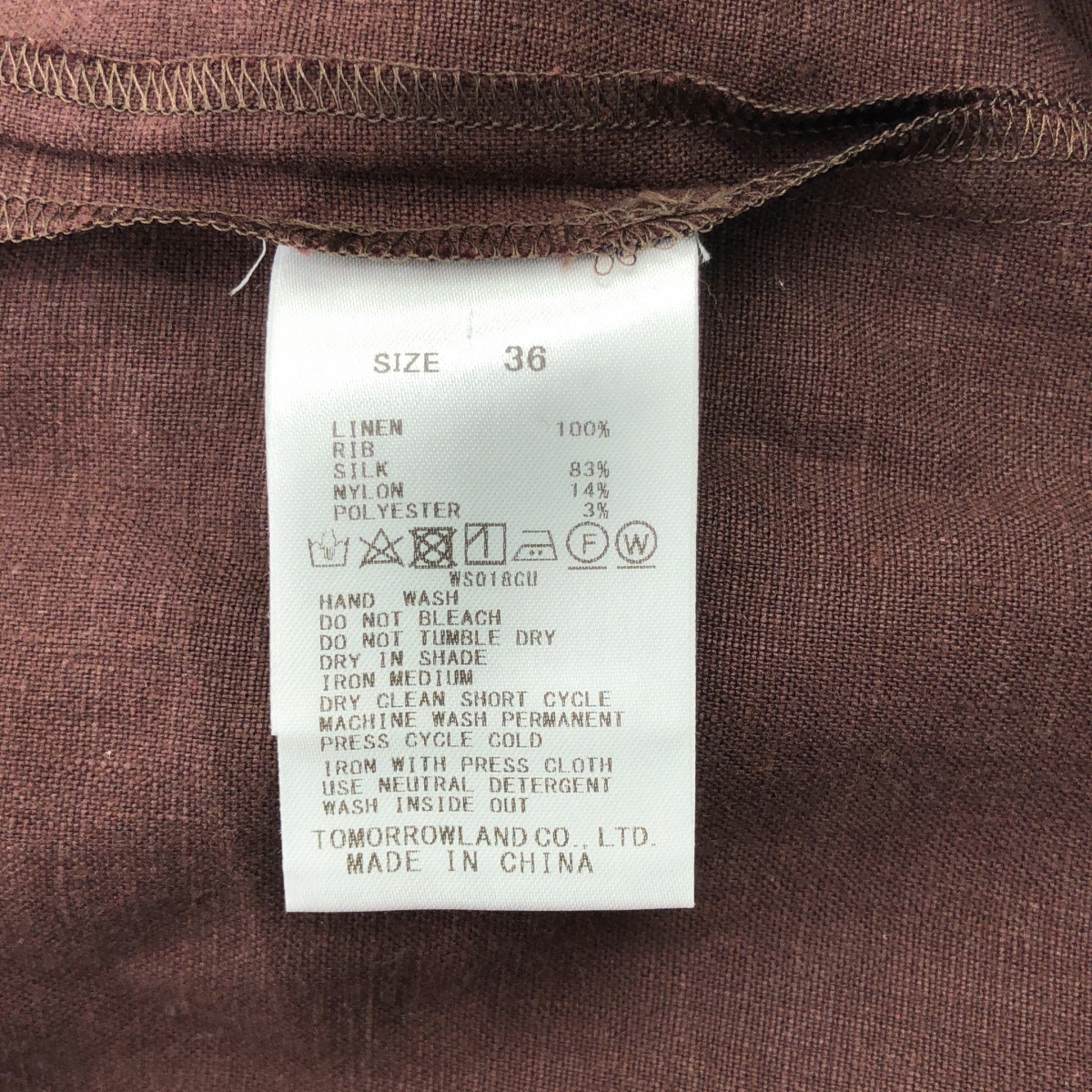 GALERIE VIE / ギャルリーヴィー リブコンビフレンチリネン スリット クルーネックワンピース