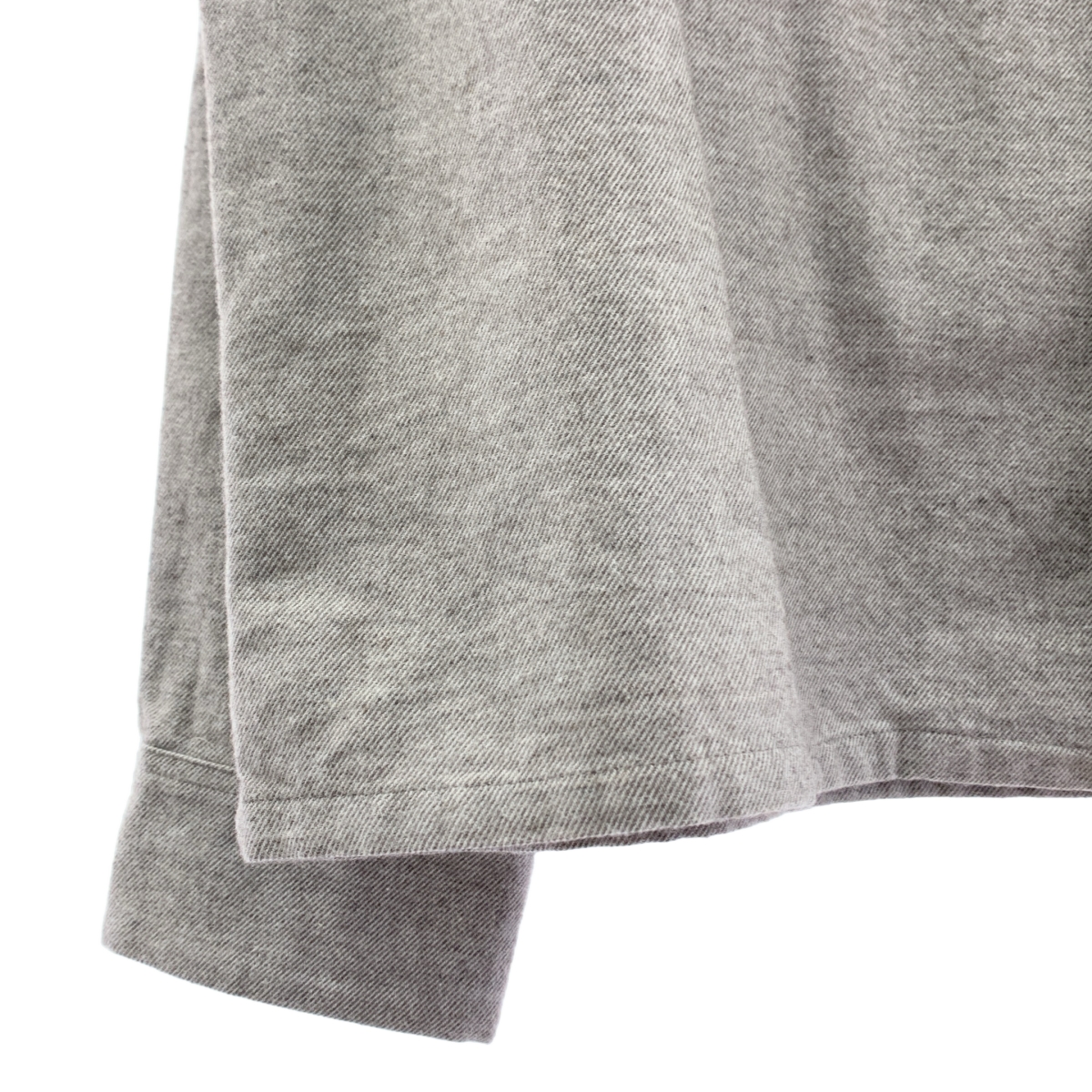 UNUSED / アンユーズド flannel shirt コットン ウール フランネルシャツ