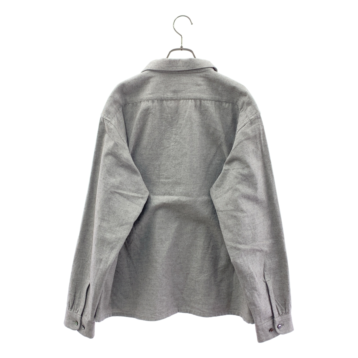 UNUSED / アンユーズド flannel shirt コットン ウール フランネルシャツ