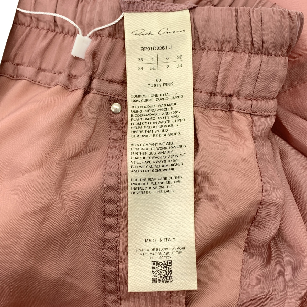 Rick Owens / リックオウエンス Drawstring Geth Belas Pants ドローストリング ゲス ベラーズ パンツ