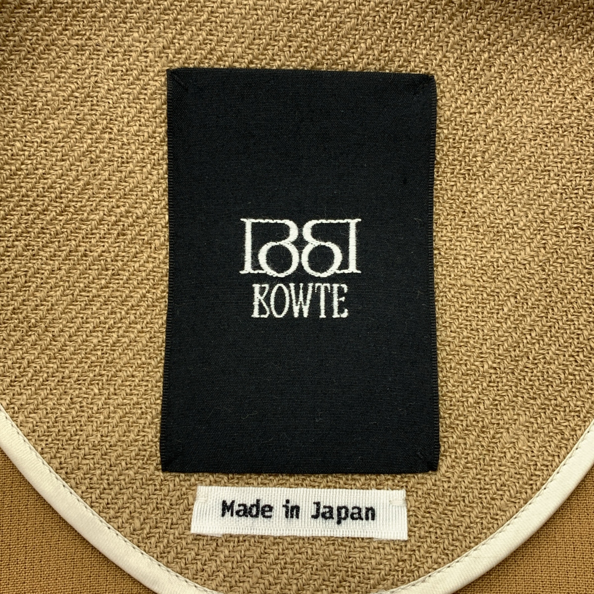 その他 DOUBLE CLOTH SHORT JACKET / ノーカラー シングル ジャケット