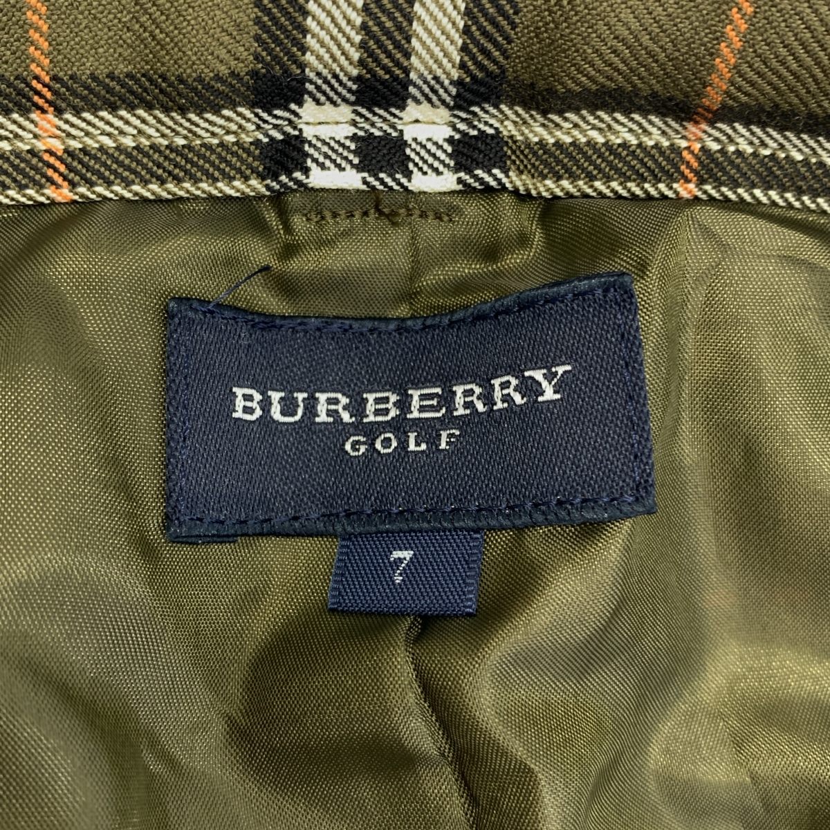 Burberry / バーバリー golf / ノバチェック タック パンツ / 裏地付き