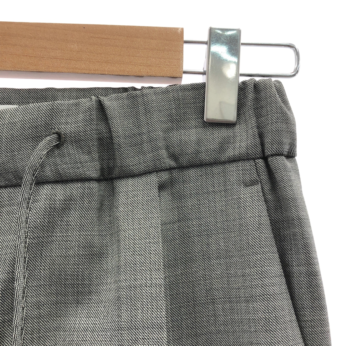 Max Mara / マックスマーラ ドローストリング 裾ジップスリット タック ジョガー パンツ