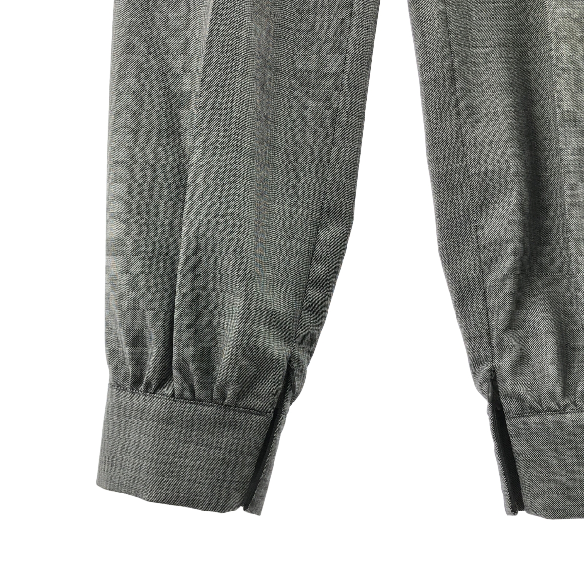 Max Mara / マックスマーラ ドローストリング 裾ジップスリット タック ジョガー パンツ