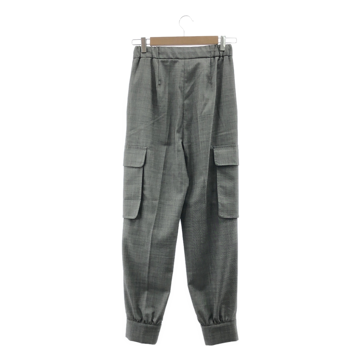 Max Mara / マックスマーラ ドローストリング 裾ジップスリット タック ジョガー パンツ