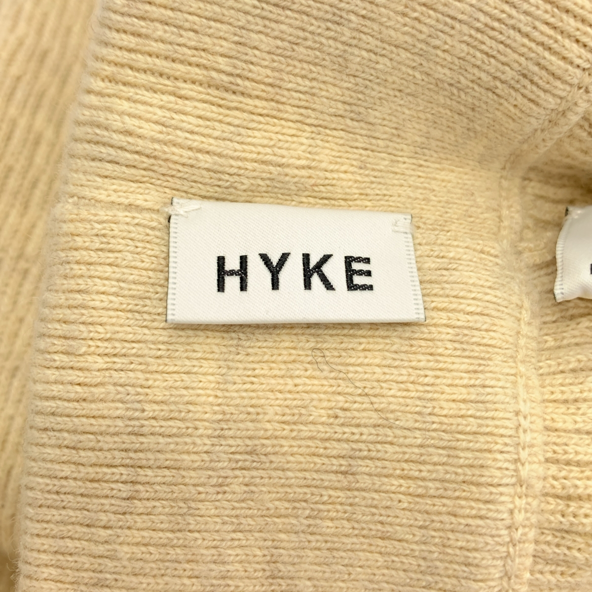 HYKE / ハイク コットン カシミヤ ドローストリング サーマル ニット イージーパンツ