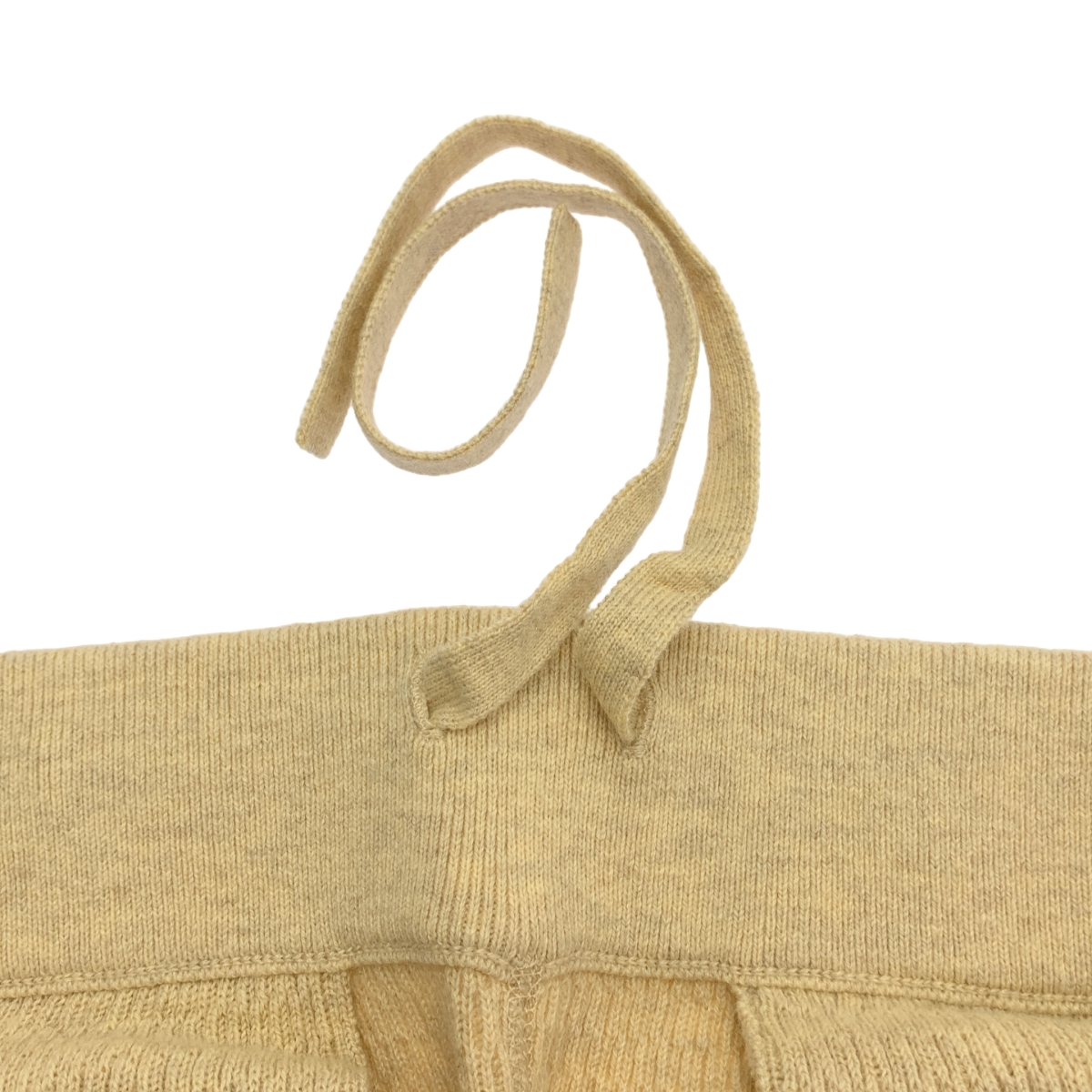 HYKE / ハイク コットン カシミヤ ドローストリング サーマル ニット イージーパンツ