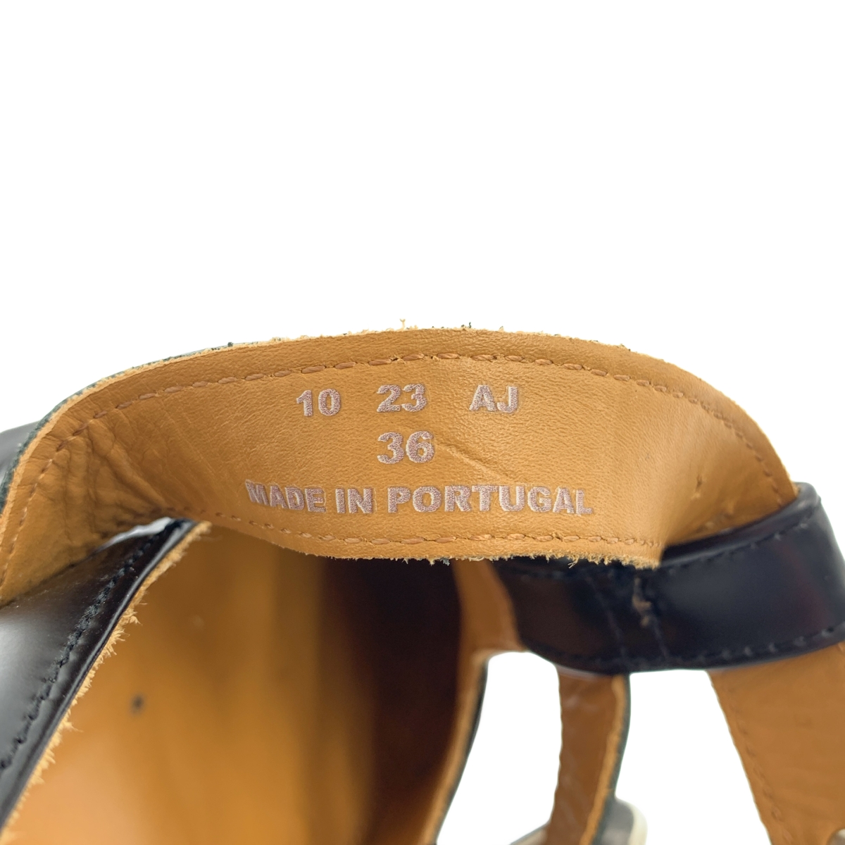 TOGA PULLA / トーガプルラ AJ1316 / レザー ダブルストラップ メリージェーン シューズ