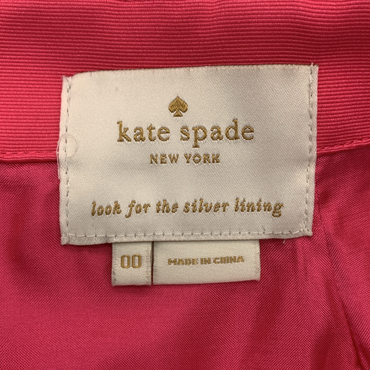 KATE SPADE / ケイトスペード バックリボン 切替 デザイン ドレス ワンピース
