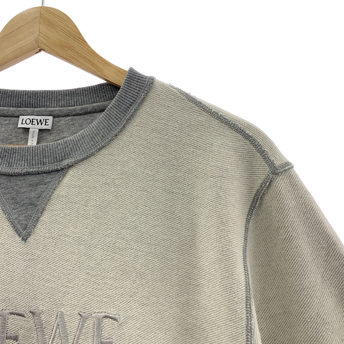 LOEWE / ロエベ アナグラム エンブロイダリー ロゴ スウェット トレーナー