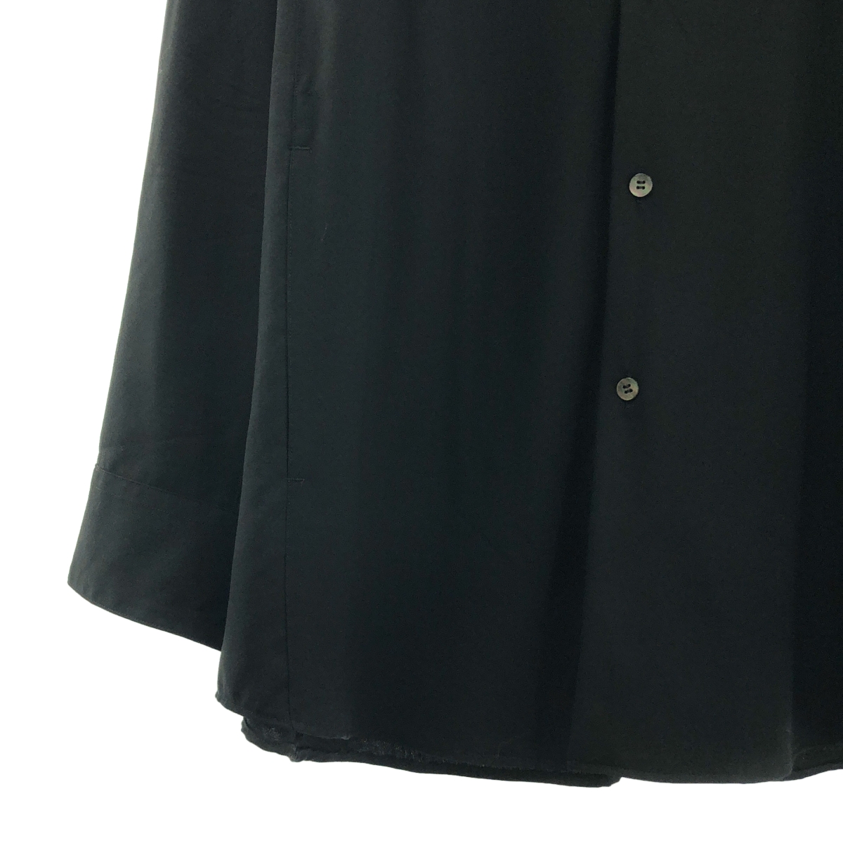 OVERCOAT / オーバーコート ウール オーバーサイズ オープンカラーシャツ