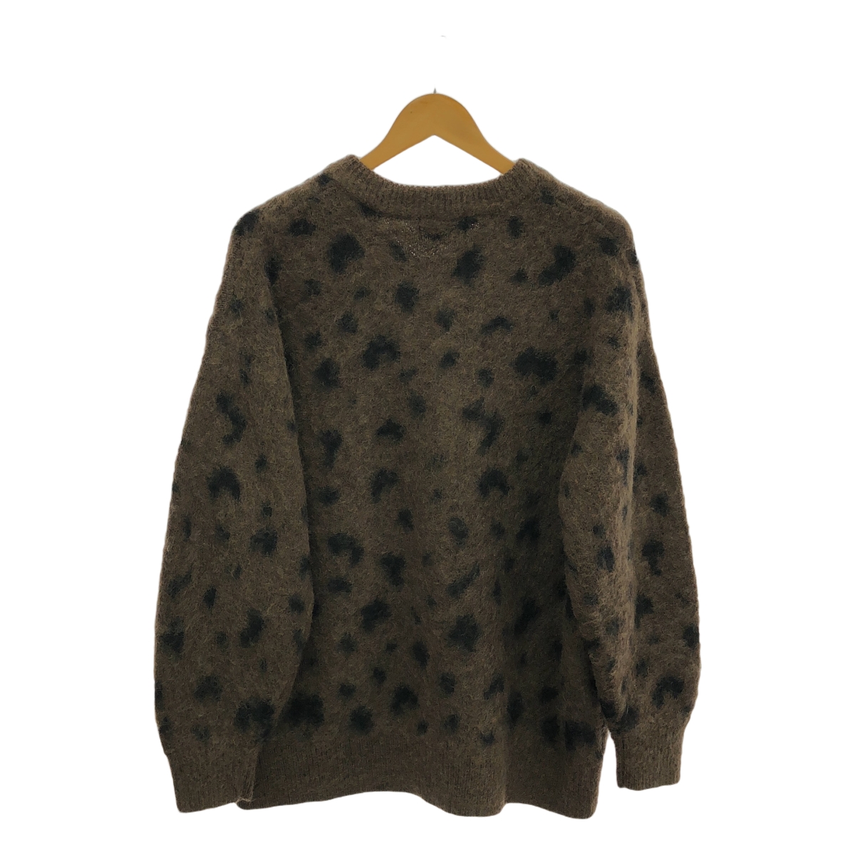 CLANE / クラネ × Suzu Hirose MOHAIR LEOPARD LOOSE KNIT CARDIGAN レオパード モヘア カーディガン