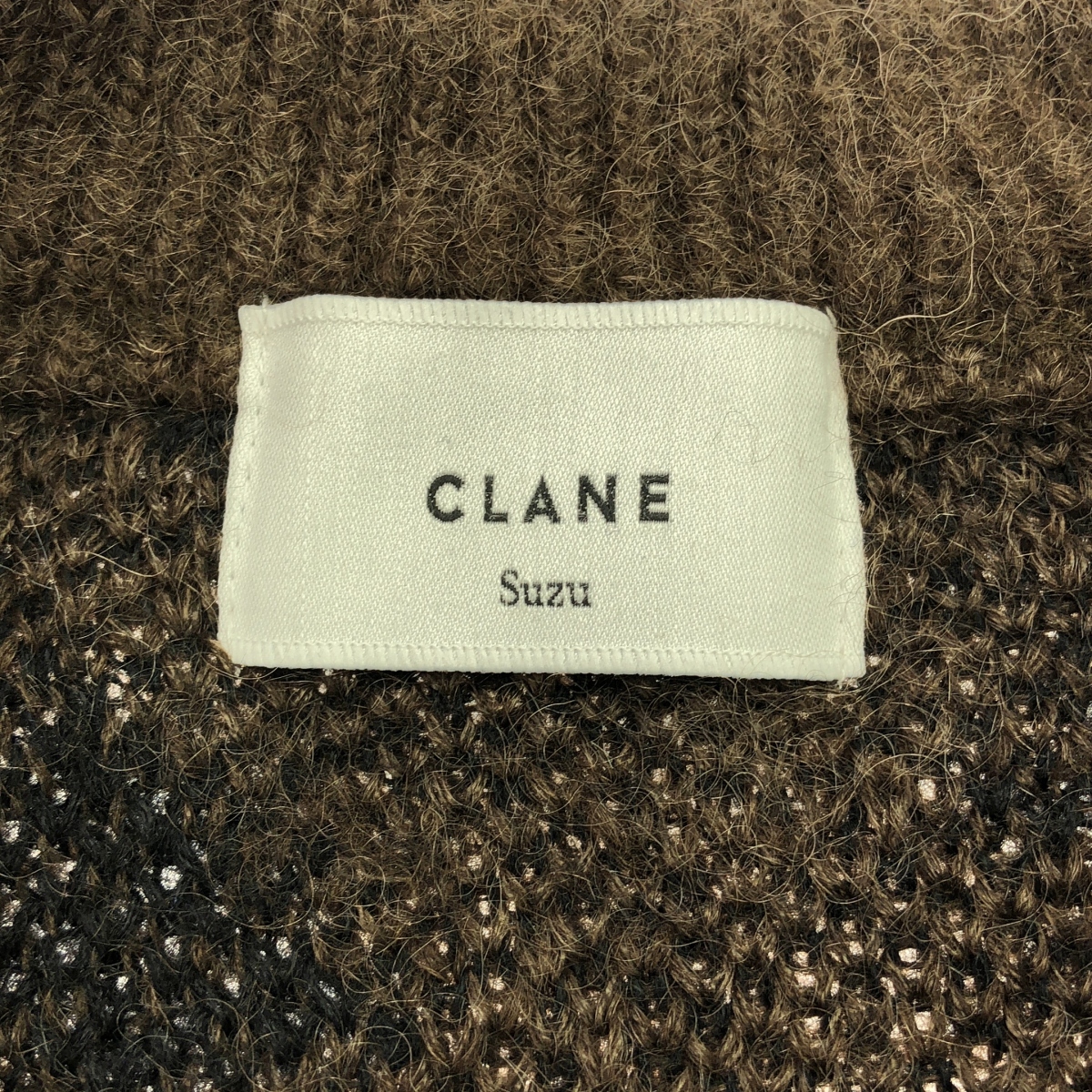 CLANE / クラネ × Suzu Hirose MOHAIR LEOPARD LOOSE KNIT CARDIGAN レオパード モヘア カーディガン