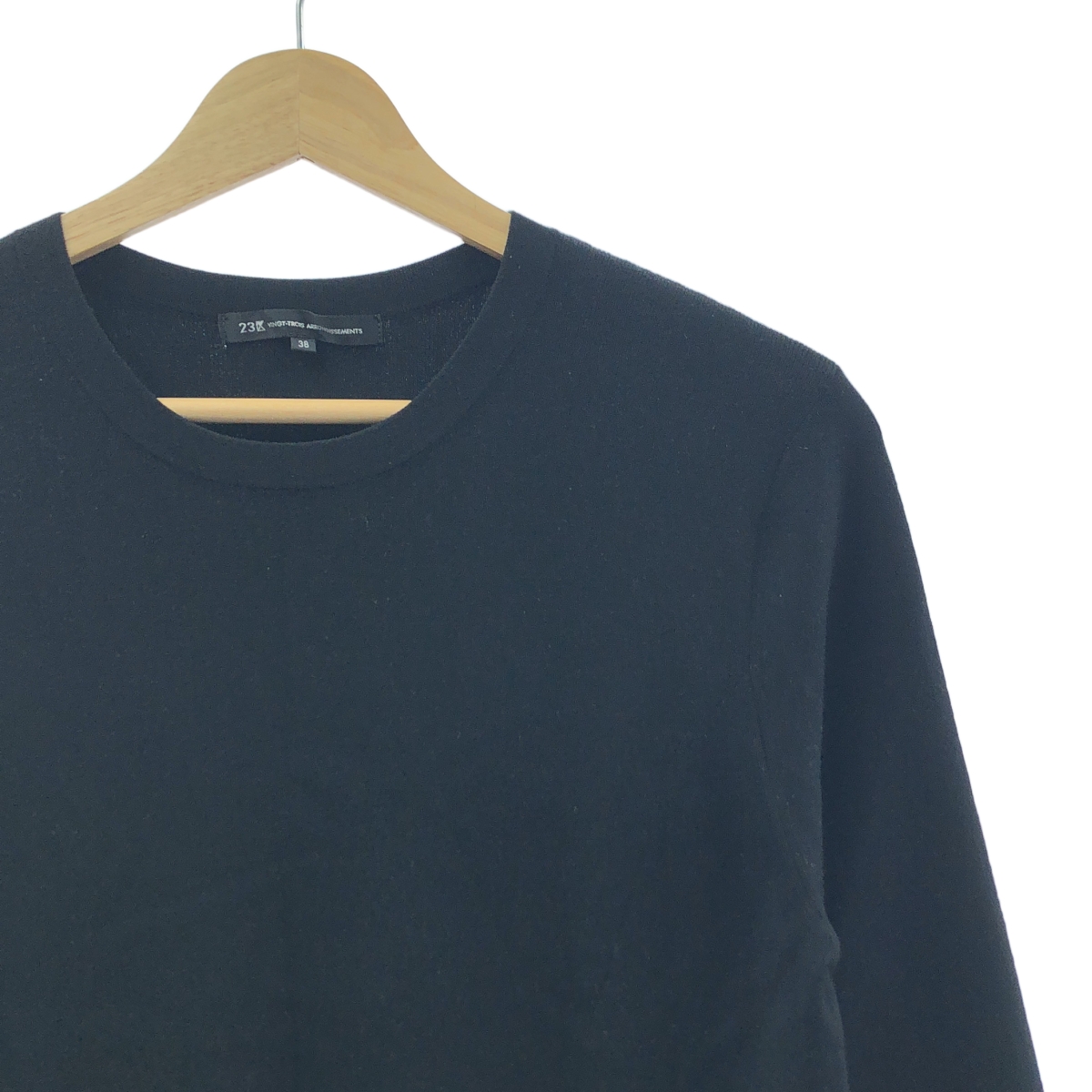 その他 【洗える】ヴィスコースストレッチ Aライン ニットワンピース