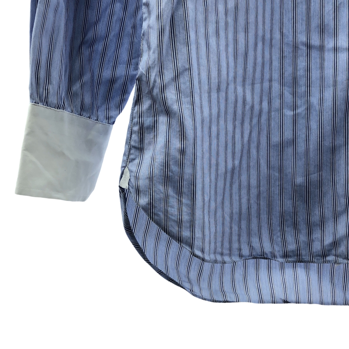 その他 ストライプ クレリックシャツ