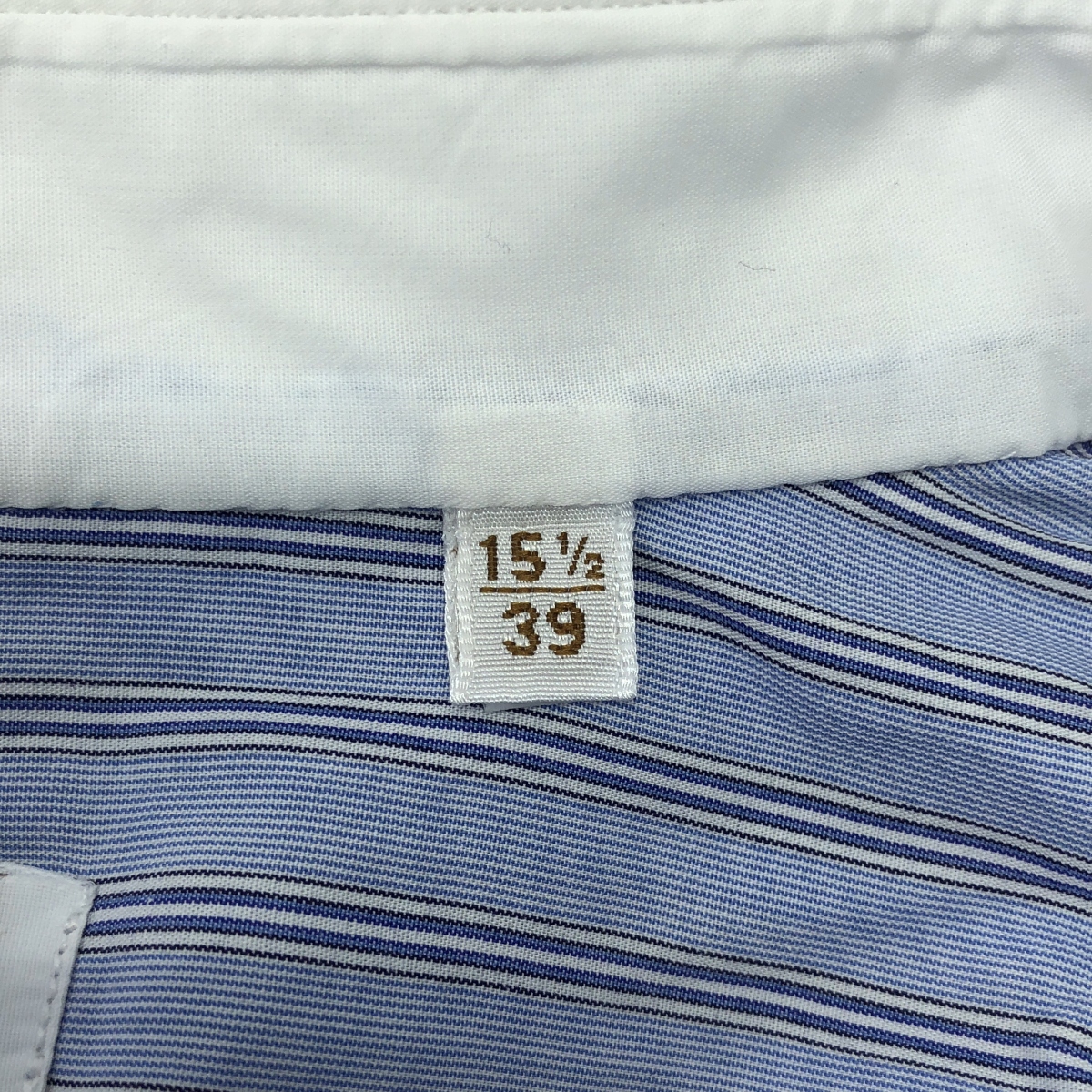 その他 ストライプ クレリックシャツ