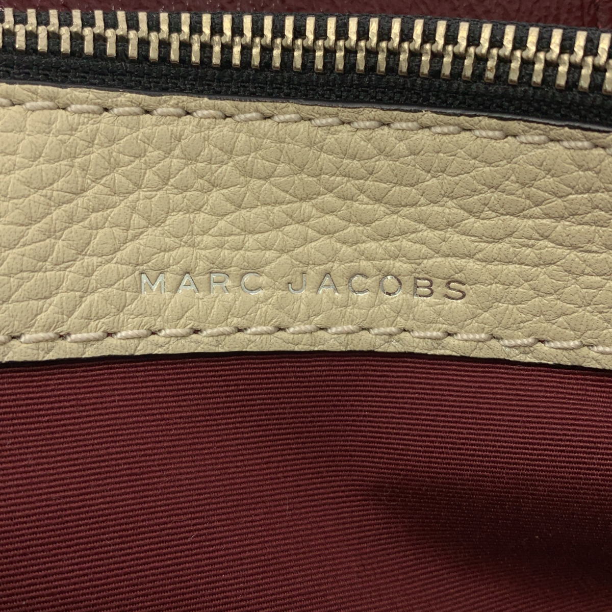 MARC JACOBS / マークジェイコブス MINI GRIND / ミニグラインド ポンポン ビーズ装飾 2Way トート ショルダーバッグ