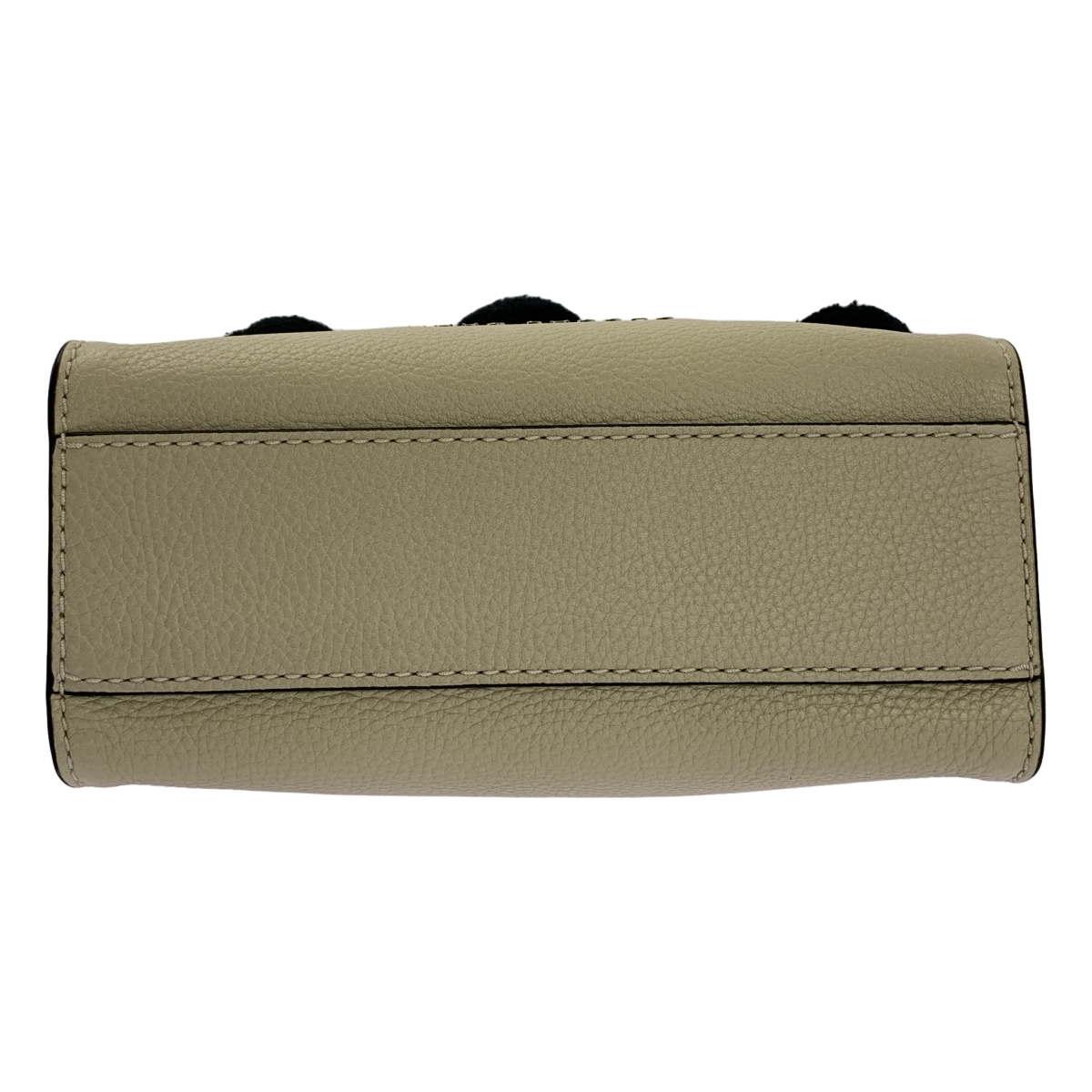 MARC JACOBS / マークジェイコブス MINI GRIND / ミニグラインド ポンポン ビーズ装飾 2Way トート ショルダーバッグ