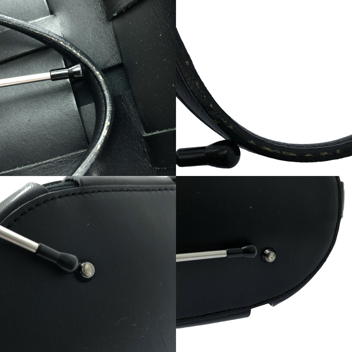 Agnes b. / アニエスベー SELECTIVE レザー 編み バッグ