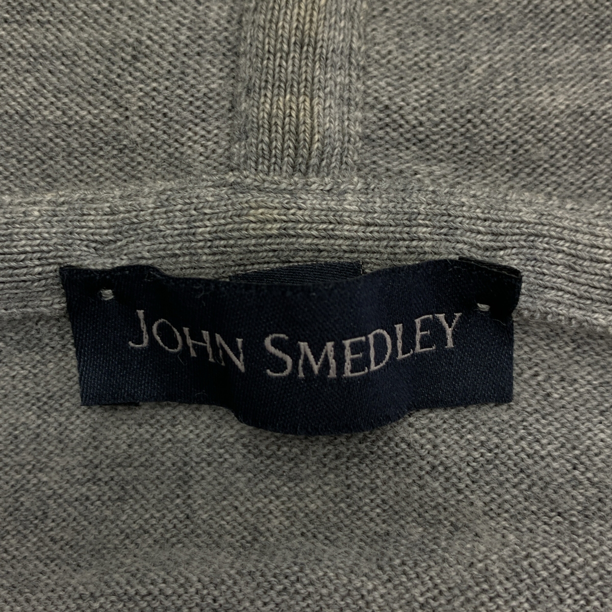 JOHN SMEDLEY / ジョンスメドレー メリノウール ジップアップ ハイゲージ ニットパーカー