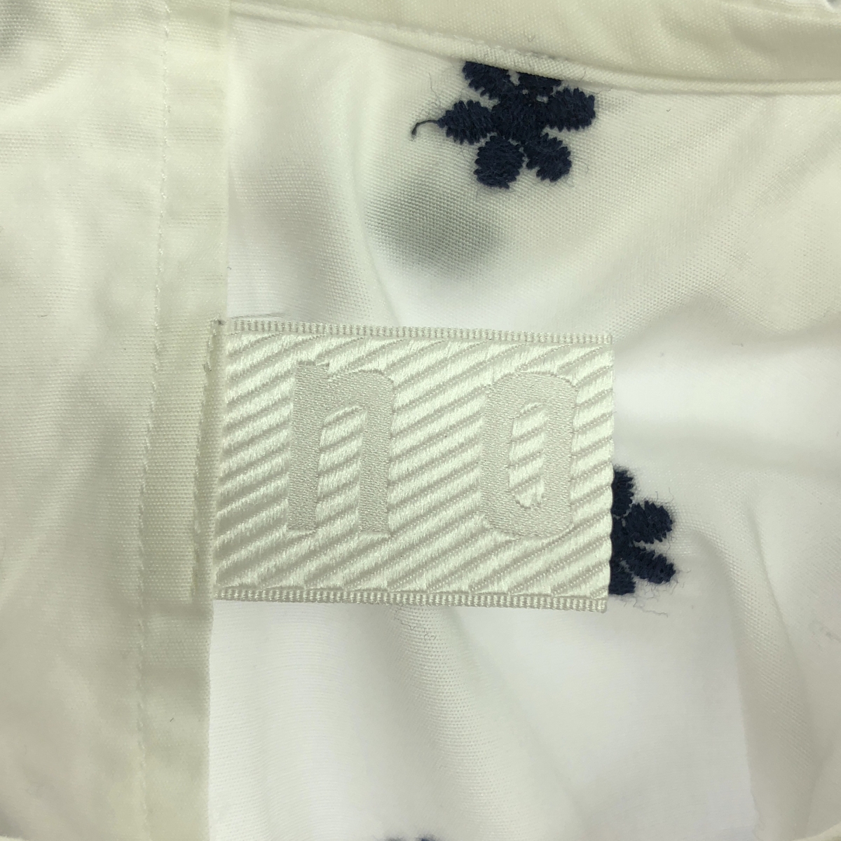 nooy / ヌーイ エンブロイダリー ラウンドカラー ブラウス