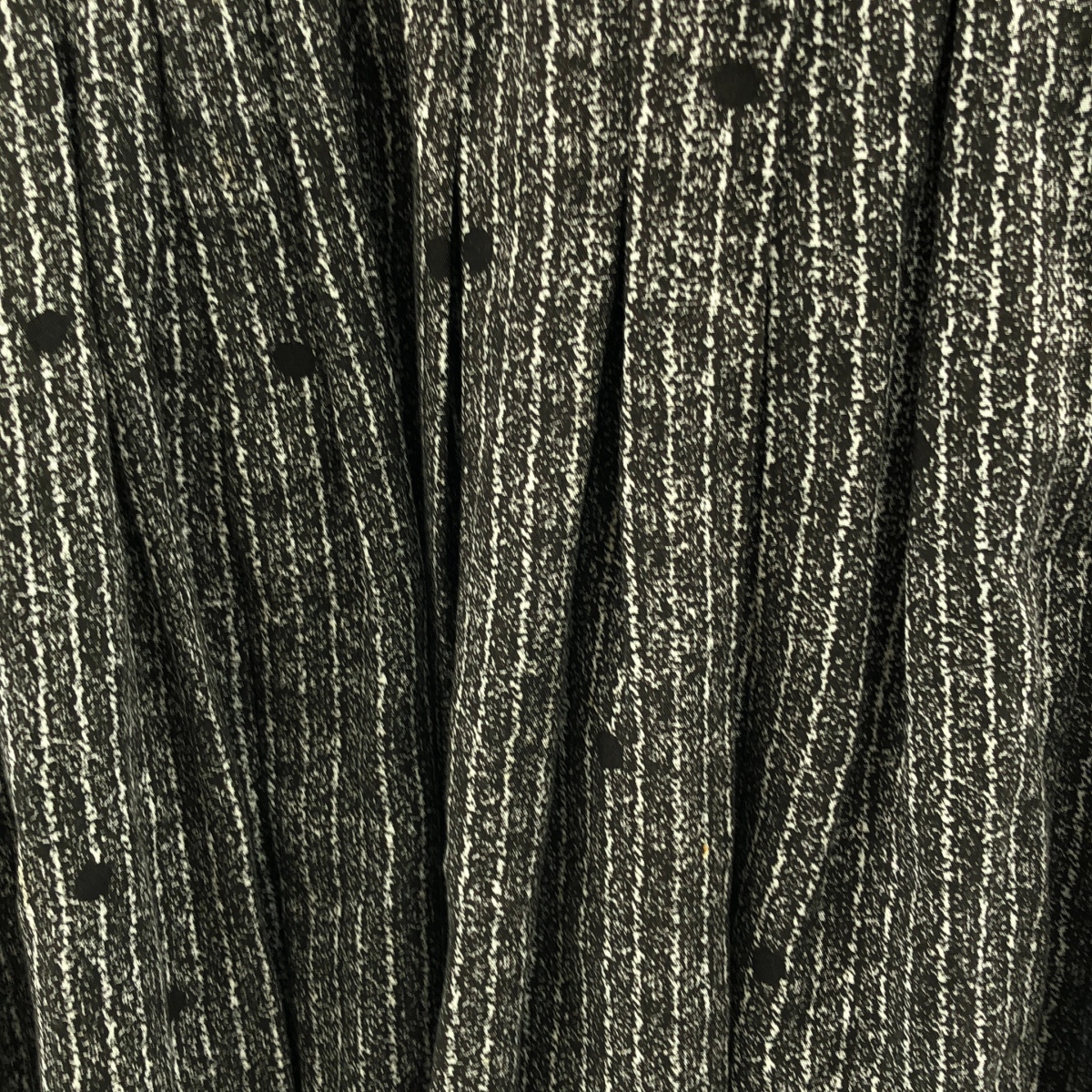 COMME des GARCONS COMME des GARCONS / コムコム 総柄 ギャザー ボリューム 吊り スカート ワンピース