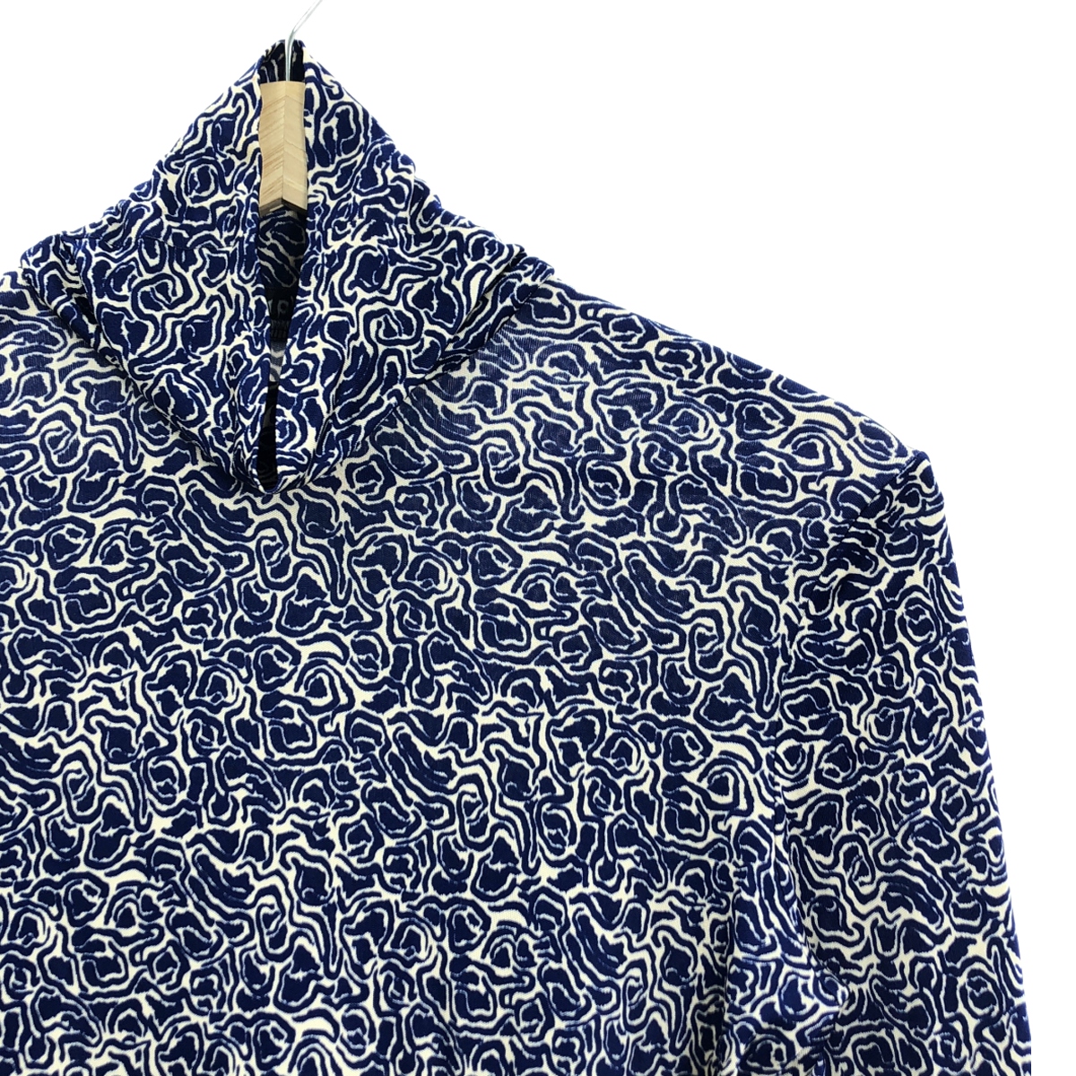 Rodebjer / ロデビエ MARIAN SWIRL TOPS 総柄 ビスコース ハイネック カットソー