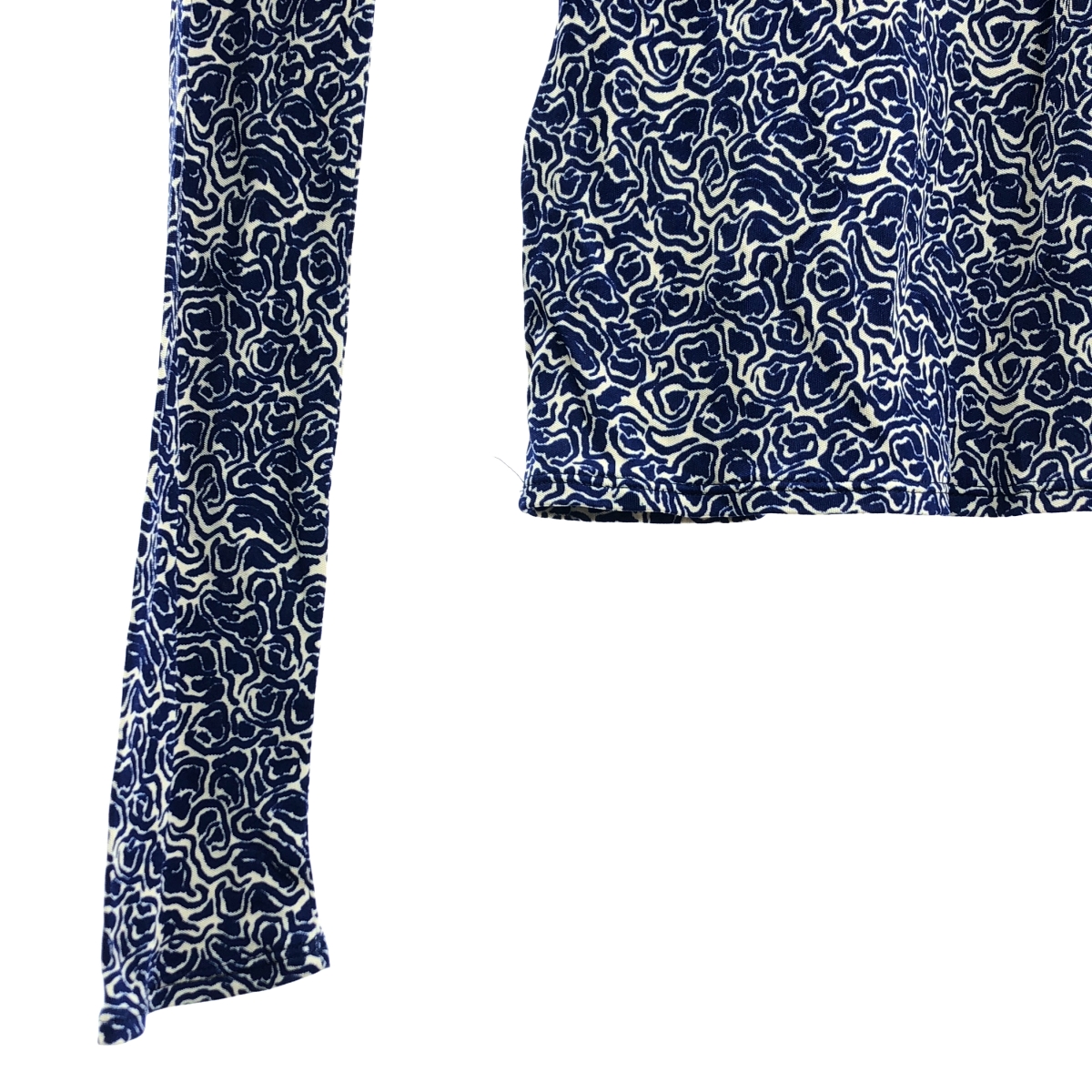 Rodebjer / ロデビエ MARIAN SWIRL TOPS 総柄 ビスコース ハイネック カットソー