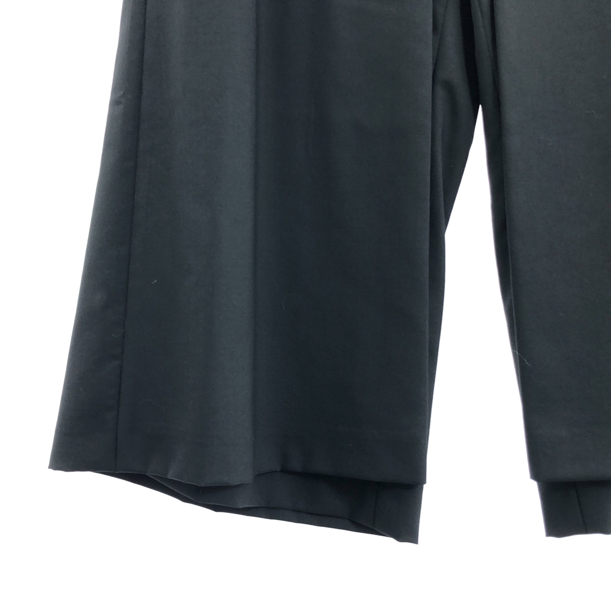 noir kei ninomiya / ノワールケイニノミヤ ウール レイヤード ベルト ワイドパンツ