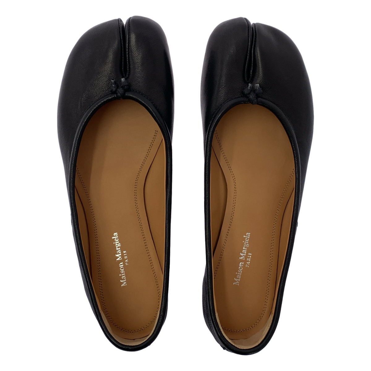 Maison Margiela / メゾンマルジェラ Tabi タビ レザー フラット バレエパンプス