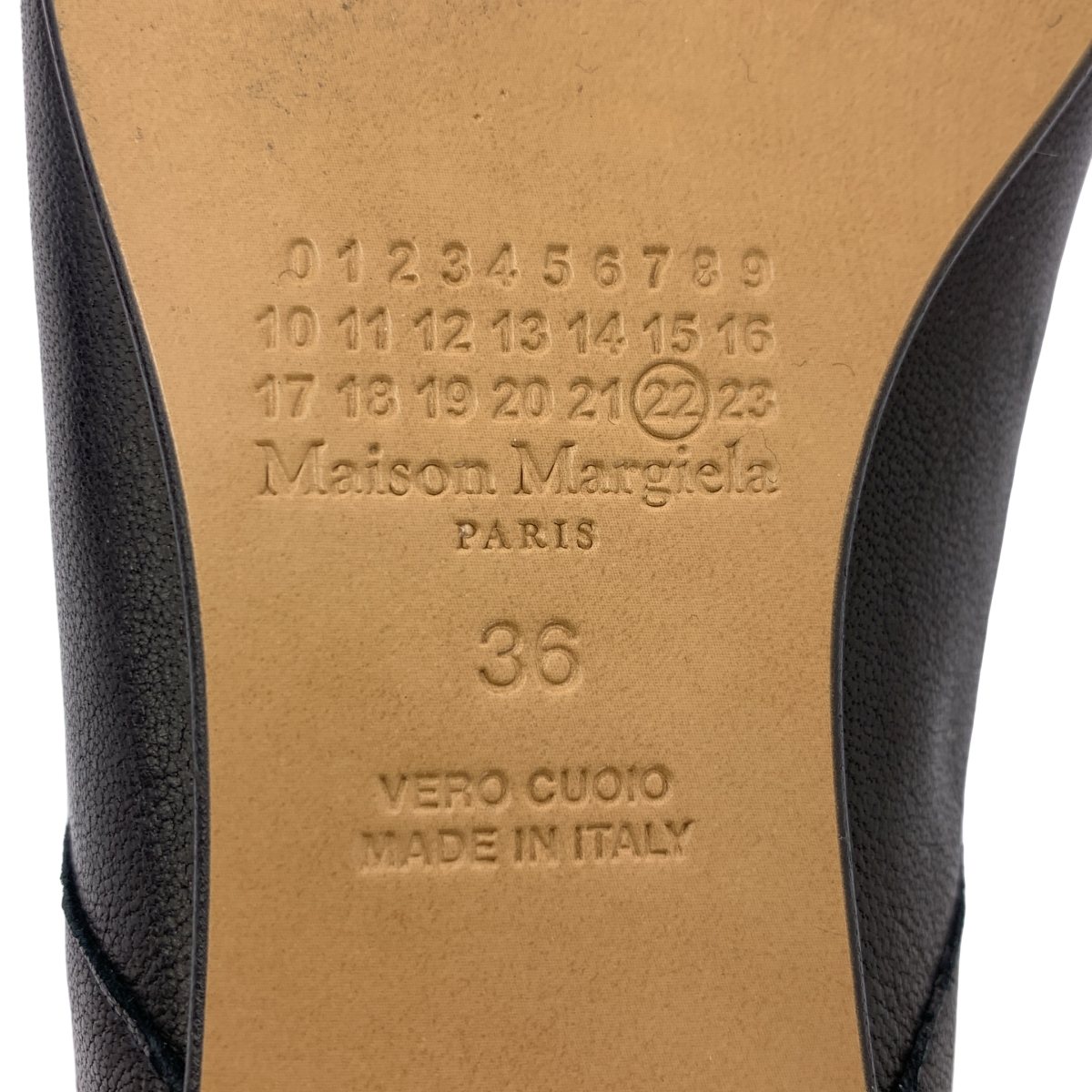 Maison Margiela / メゾンマルジェラ Tabi タビ レザー フラット バレエパンプス