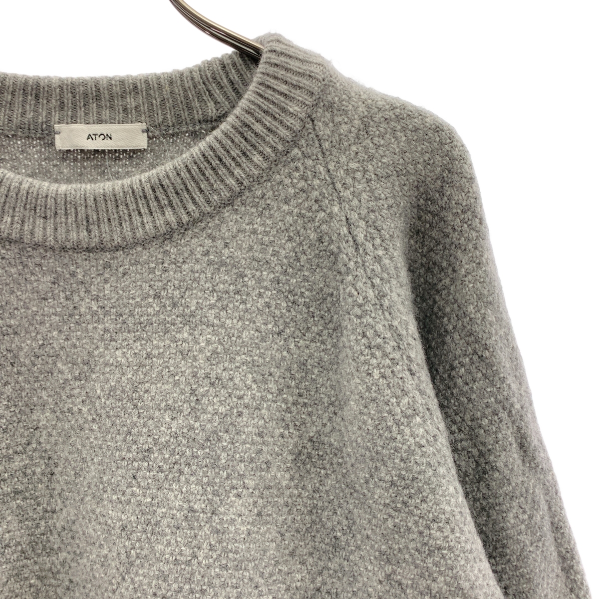 ATON / エイトン LAMBS WOOL CREWNECK SWEATER ニット