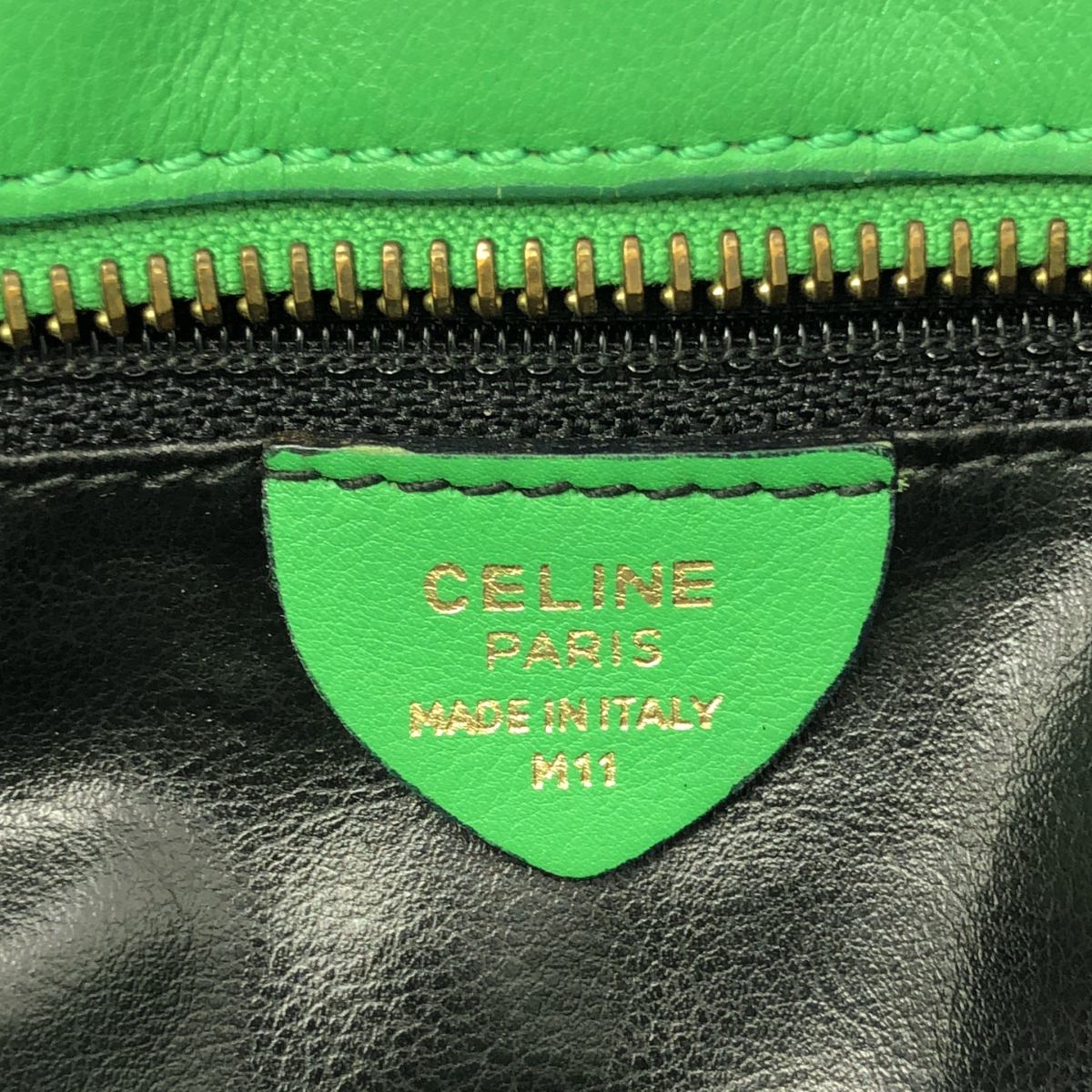 CELINE / セリーヌ レザー ガンチーニ ショルダーバッグ