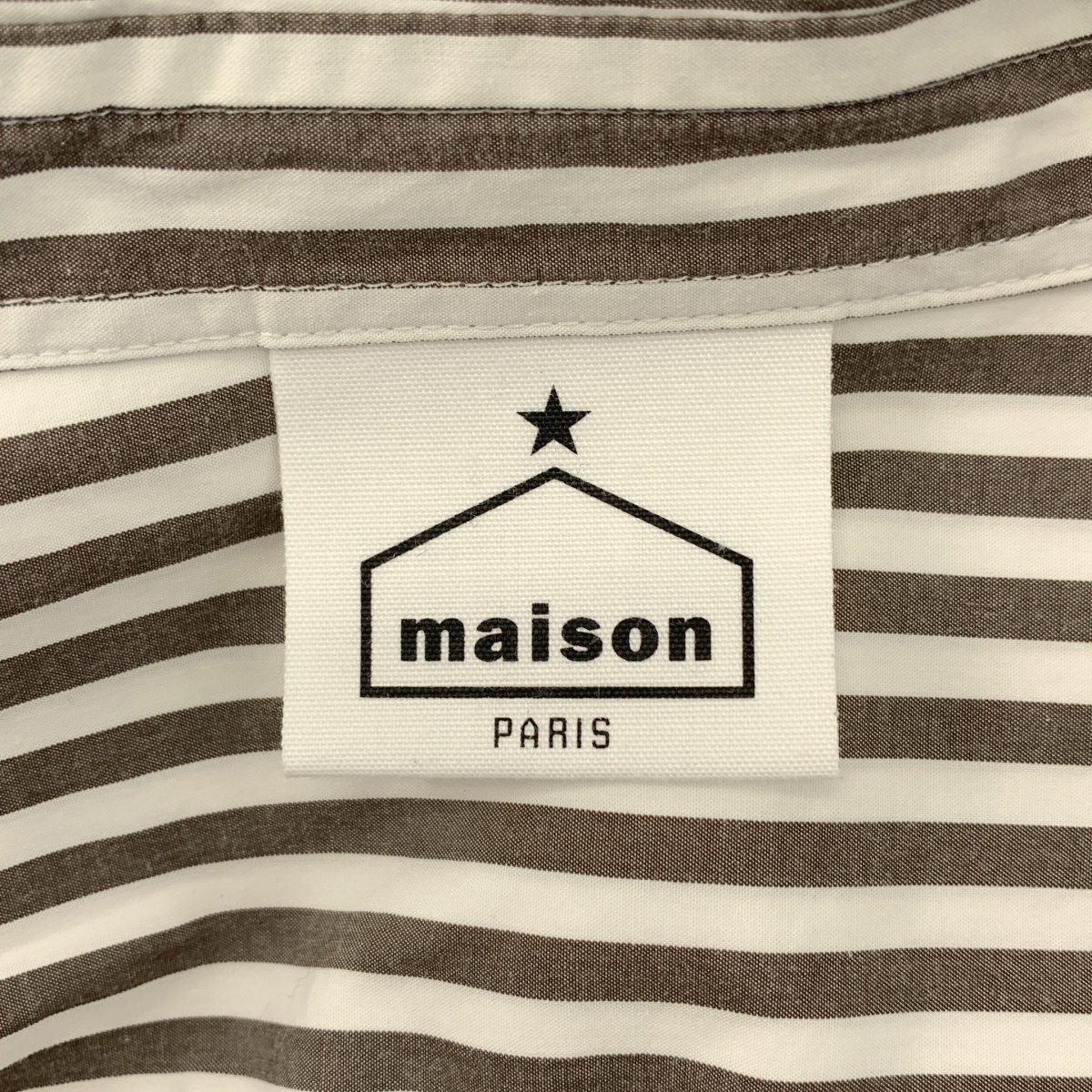 Deuxieme Classe / ドゥーズィエムクラス Maison PARIS ストライプ ドロップ シャツワンピース