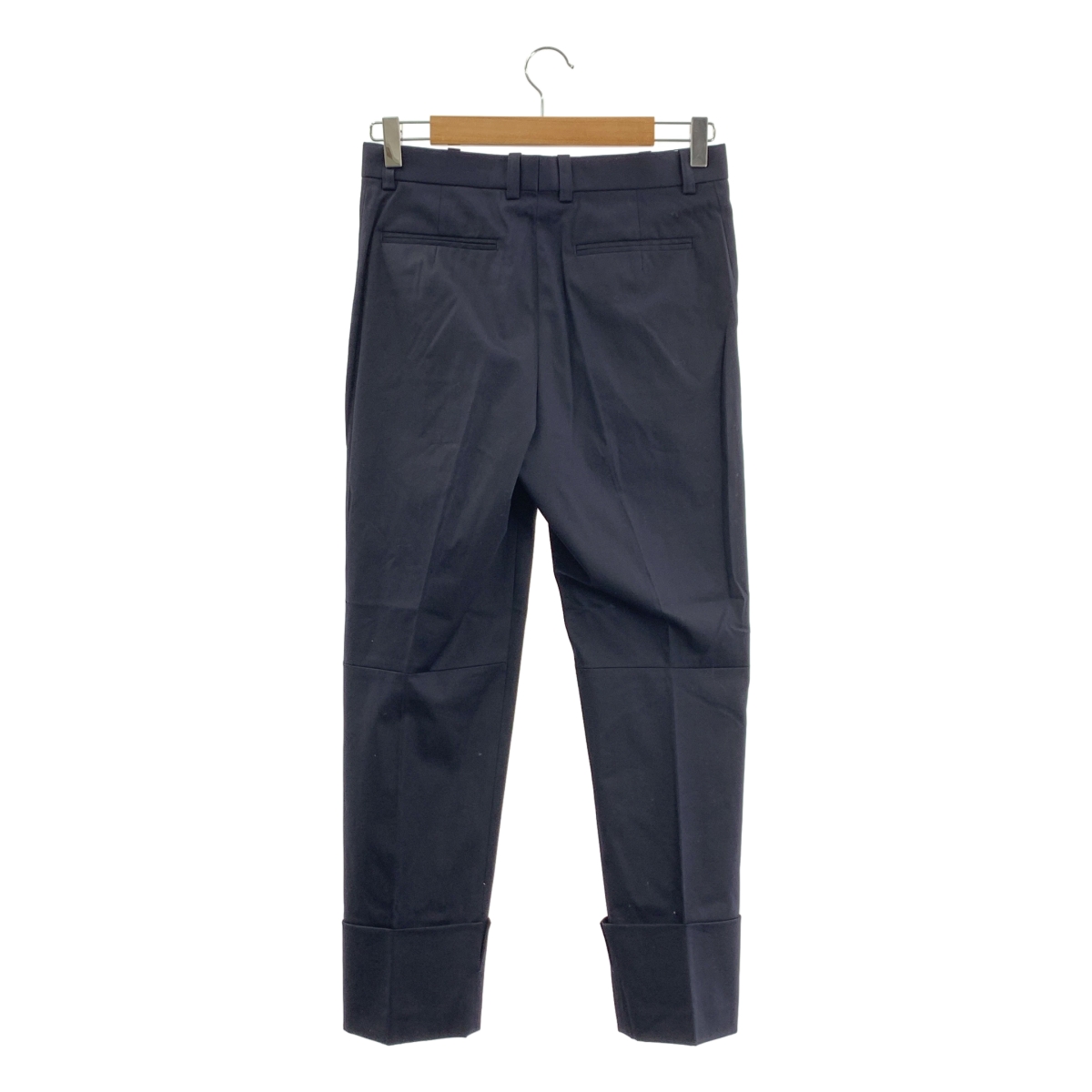 BLAMINK / ブラミンク コットンストレッチターンアップヘム スラックス パンツ