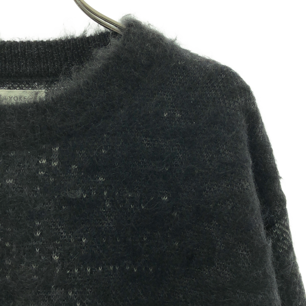 YOKE / ヨーク Abstract Jaquard Mohair Sweater ジャガード モヘヤ ニット