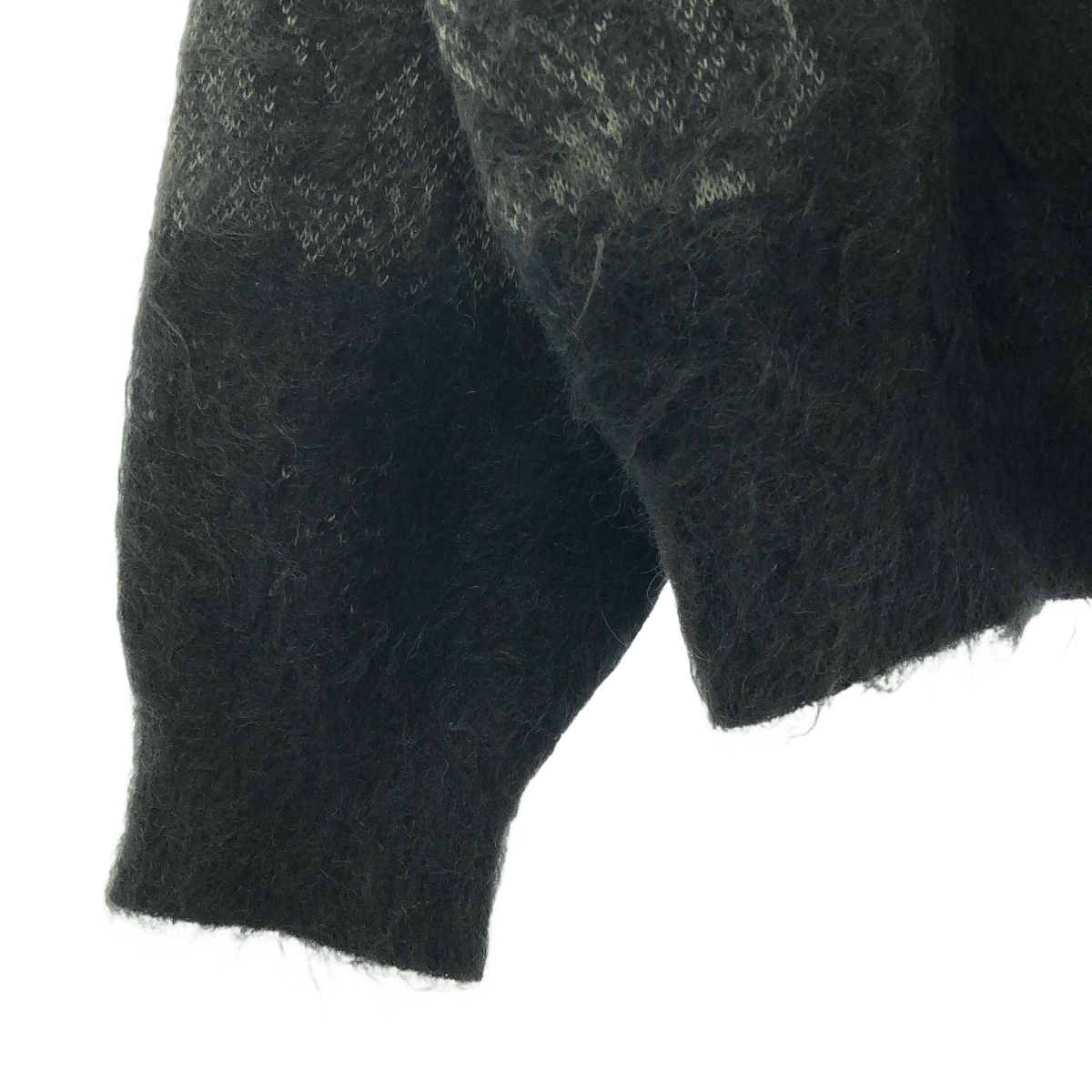 YOKE / ヨーク Abstract Jaquard Mohair Sweater ジャガード モヘヤ ニット