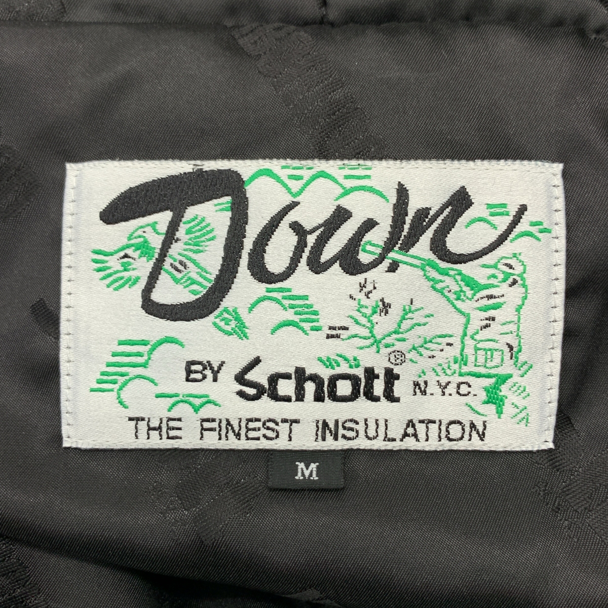 SCHOTT / ショット × NEIGHBORHOOD レザーダウンジャケット