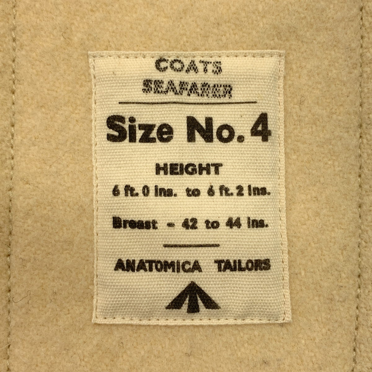 ANATOMICA / アナトミカ seafarer ROYAL NAVY / ウール ダッフルコート