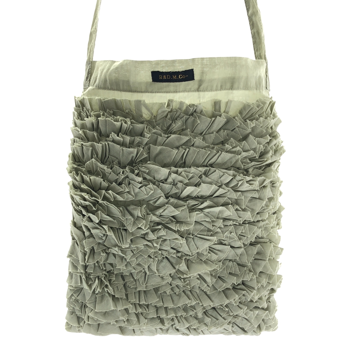 R & D.M.Co- / オールドマンズテーラー FRILL ONE SHOULDER BAG フリル ワンショルダーバッグ